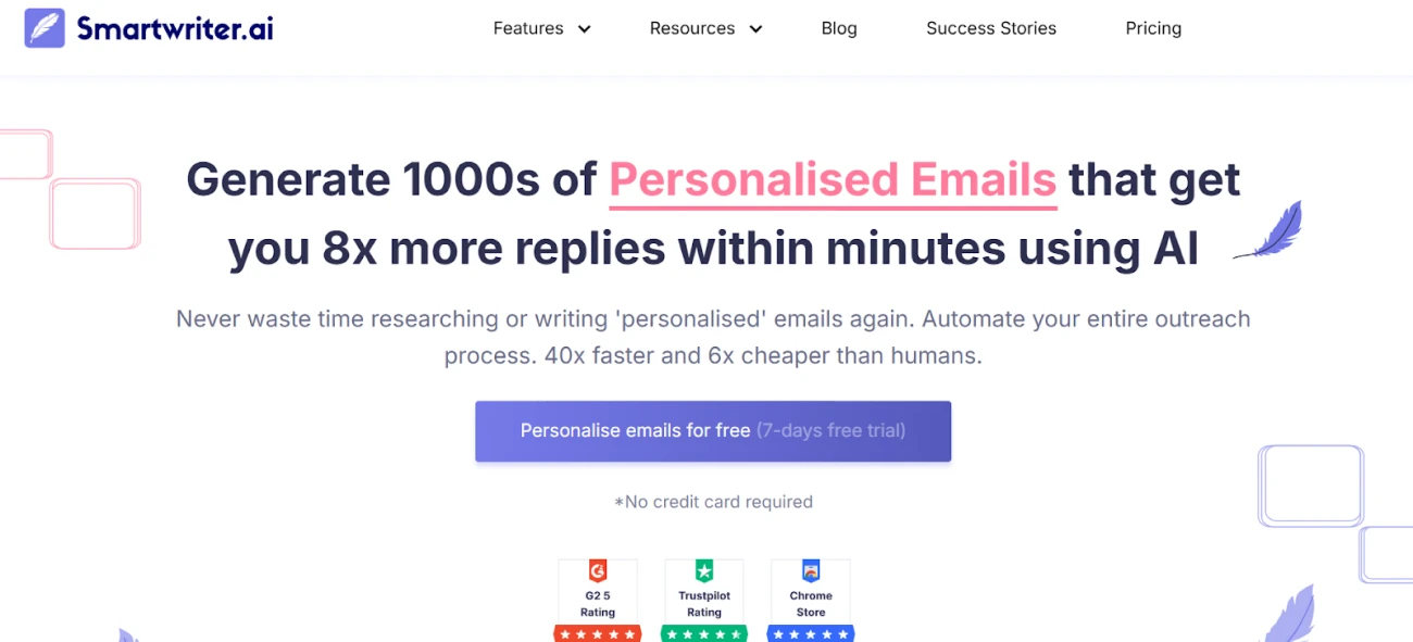 SmartWriter - Personalize Your Outreach Emails