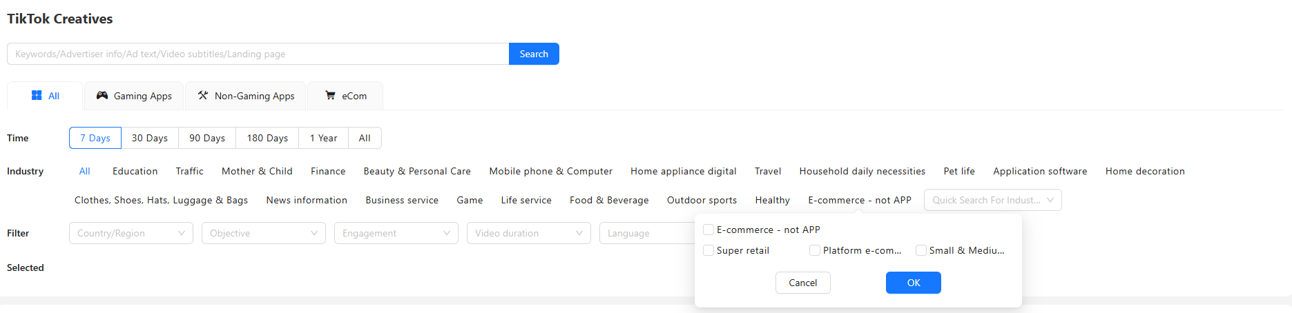 Tiktok Creative Center